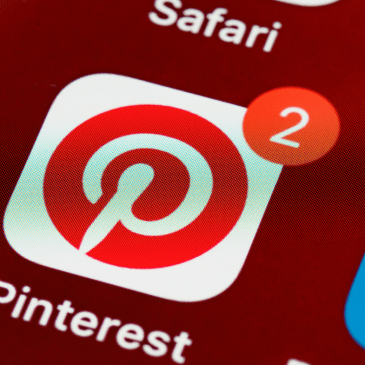 pinterest icon on phone